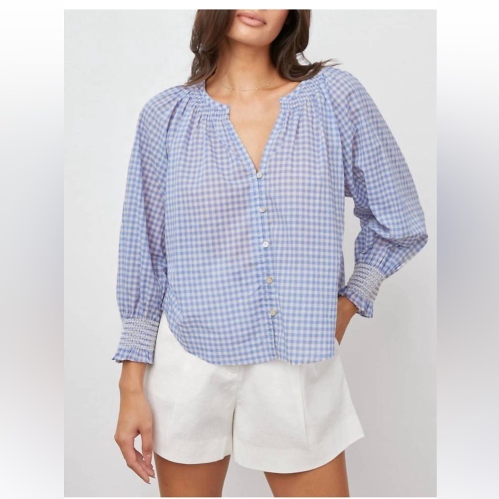 RAILS Elsa top in carolina gingham sz small